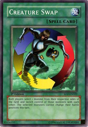 Creature Swap (Common) (SD2-EN020) - Structure Deck: Zombie Madness Unlimited
