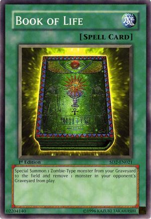 Book of Life (Common) (SD2-EN021) - Structure Deck: Zombie Madness 1st Edition