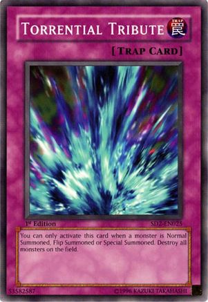 Torrential Tribute (Common) (SD2-EN025) - Structure Deck: Zombie Madness Unlimited