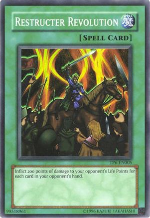 Restructer Revolution (Super Rare) (TP6-EN005) - Tournament Pack 6 Unlimited