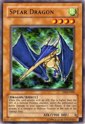 Spear Dragon (Rare) (TP6-EN006) - Tournament Pack 6 Unlimited