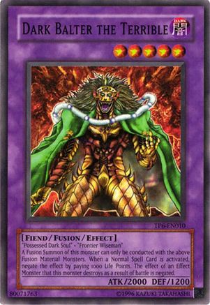 Dark Balter the Terrible (Common) (TP6-EN010) - Tournament Pack 6 Unlimited