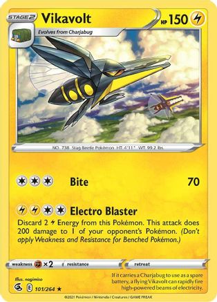 Vikavolt (101/264) [SWSH08 Fusion Strike] - Rare