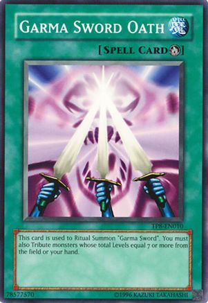 Garma Sword Oath (Common) (TP8-EN010) - Tournament Pack 8 Unlimited