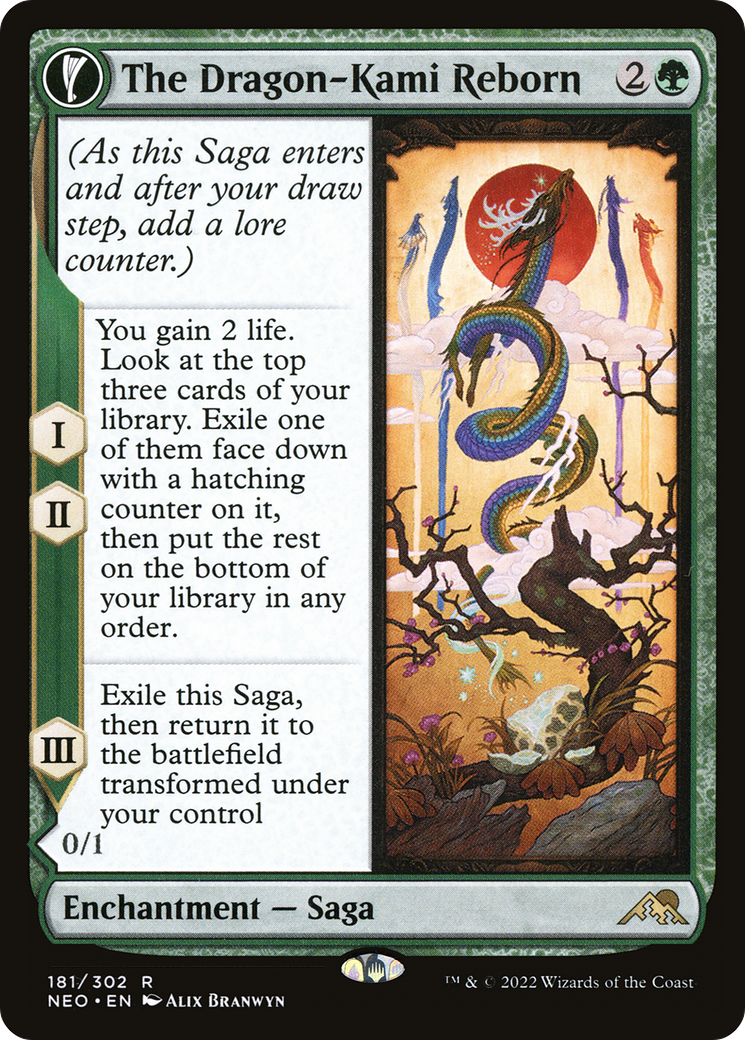 The Dragon-Kami Reborn (NEO-181) [Kamigawa: Neon Dynasty]