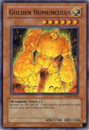 Golden Homunculus (Super Rare) (WC6-EN001) - World Championship 2006: Ultimate Masters Limited
