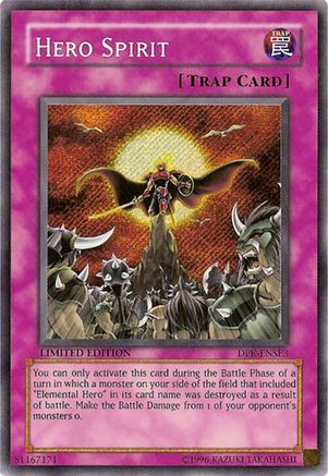 Hero Spirit (Secret Rare) (DPK-ENSE3) - Duelist Pack Special Edition Limited