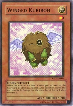 Winged Kuriboh (Super Rare) (GX1-EN002) - GX Duel Academy GBA Promo Limited