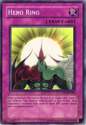 Hero Ring (Super Rare) (GX1-EN003) - GX Duel Academy GBA Promo Limited