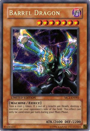 Barrel Dragon (Secret Rare) (MC1-EN002) - Master Collection Volume 1 Limited