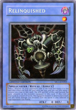 Relinquished (Secret Rare) (MC1-EN003) - Master Collection Volume 1 Limited