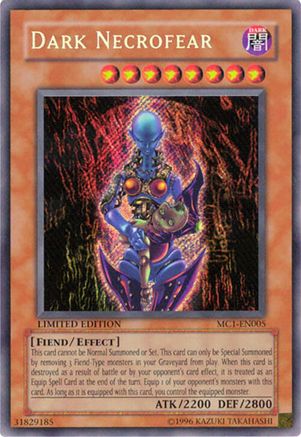 Dark Necrofear (Secret Rare) (MC1-EN005) - Master Collection Volume 1 Limited
