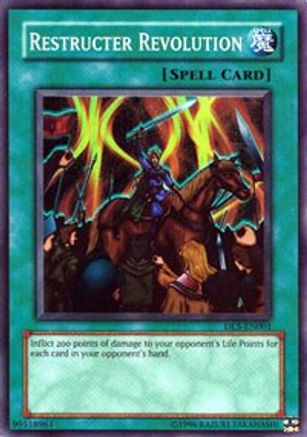 Restructer Revolution (Super Rare) (DL5-EN001) - Duelist League Promo Limited