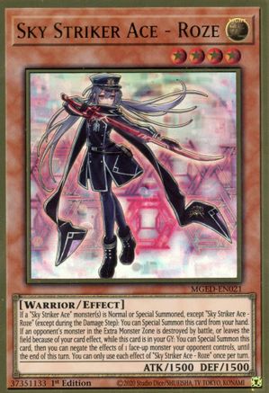 Sky Striker Ace - Roze (Premium Gold Rare) (MGED-EN021) - Maximum Gold: El Dorado 1st Edition