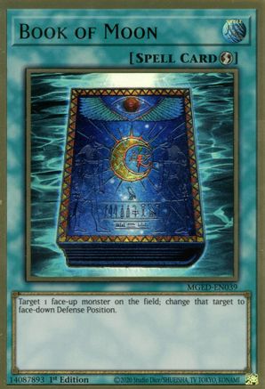 Book of Moon (Premium Gold Rare) (MGED-EN039) - Maximum Gold: El Dorado 1st Edition