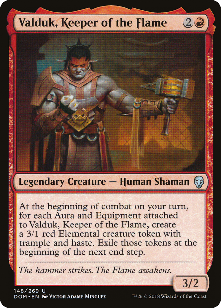 Valduk, Keeper of the Flame (DOM-148) [Dominaria]