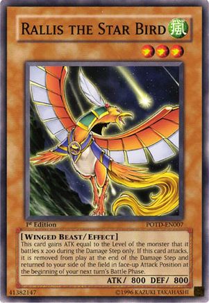 Rallis the Star Bird (Common) (POTD-EN007) - Power of the Duelist Unlimited