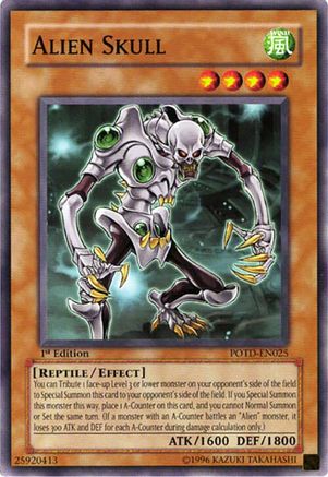 Alien Skull (Common) (POTD-EN025) - Power of the Duelist 1st Edition