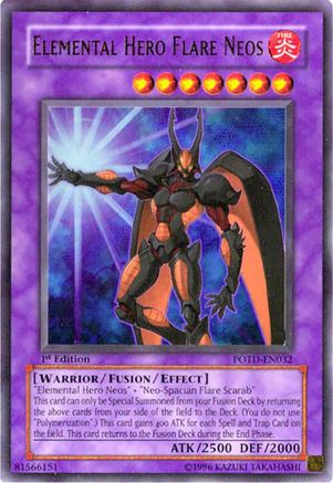 Elemental Hero Flare Neos (Ultra Rare) (POTD-EN032) - Power of the Duelist 1st Edition