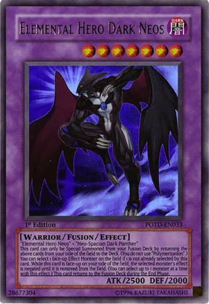Elemental Hero Dark Neos (Ultra Rare) (POTD-EN033) - Power of the Duelist 1st Edition