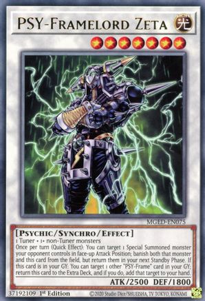 PSY-Framelord Zeta (Rare) (MGED-EN075) - Maximum Gold: El Dorado 1st Edition
