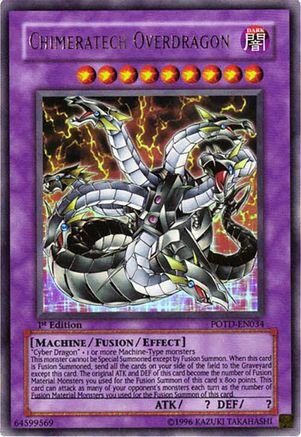 Chimeratech Overdragon (Ultra Rare) (POTD-EN034) - Power of the Duelist 1st Edition