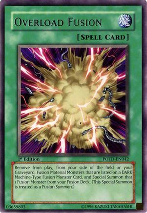 Overload Fusion (Rare) (POTD-EN042) - Power of the Duelist 1st Edition