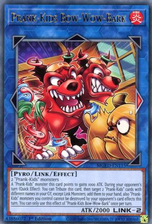 Prank-Kids Bow-Wow-Bark (Rare) (MGED-EN115) - Maximum Gold: El Dorado 1st Edition
