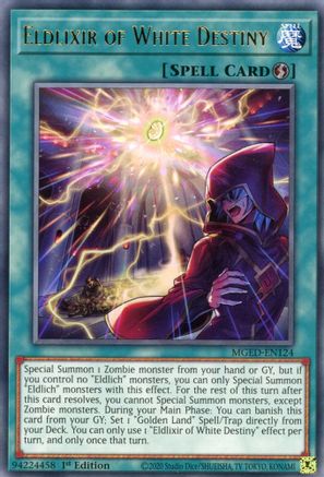 Eldlixir of White Destiny (Rare) (MGED-EN124) - Maximum Gold: El Dorado 1st Edition