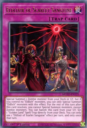 Eldlixir of Scarlet Sanguine (Rare) (MGED-EN125) - Maximum Gold: El Dorado 1st Edition