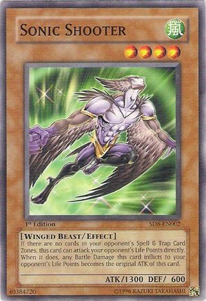 Sonic Shooter (Common) (SD8-EN002) - Structure Deck: Lord of the Storm 1st Edition