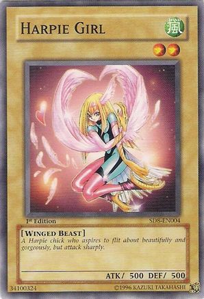 Harpie Girl (Common) (SD8-EN004) - Structure Deck: Lord of the Storm Unlimited