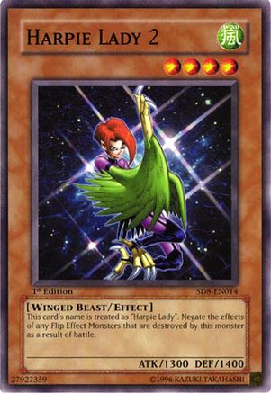 Harpie Lady 2 (Common) (SD8-EN014) - Structure Deck: Lord of the Storm Unlimited