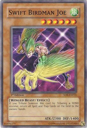 Swift Birdman Joe (Common) (SD8-EN016) - Structure Deck: Lord of the Storm Unlimited