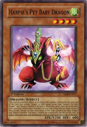 Harpie's Pet Baby Dragon (Common) (SD8-EN017) - Structure Deck: Lord of the Storm 1st Edition