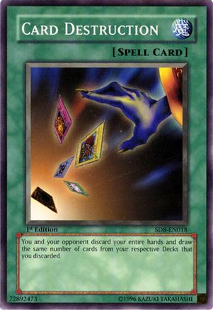 Card Destruction (Common) (SD8-EN018) - Structure Deck: Lord of the Storm Unlimited