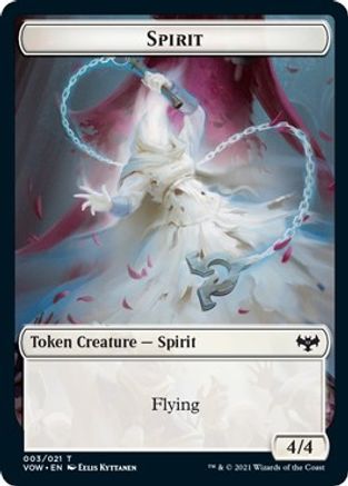 Spirit Token (VOW-003) [Innistrad: Crimson Vow]