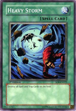 Heavy Storm (Common) (SD8-EN022) - Structure Deck: Lord of the Storm Unlimited