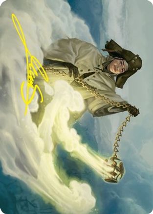Traveling Minister Art Card (Gold-Stamped Signature) (ASVOW-019) [Art Series: Innistrad: Crimson Vow]