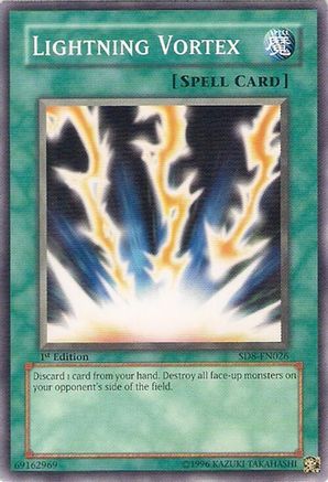 Lightning Vortex (Common) (SD8-EN026) - Structure Deck: Lord of the Storm 1st Edition