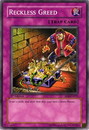 Reckless Greed (Common) (SD8-EN033) - Structure Deck: Lord of the Storm Unlimited
