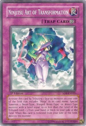 Ninjitsu Art of Transformation (Common) (SD8-EN035) - Structure Deck: Lord of the Storm 1st Edition
