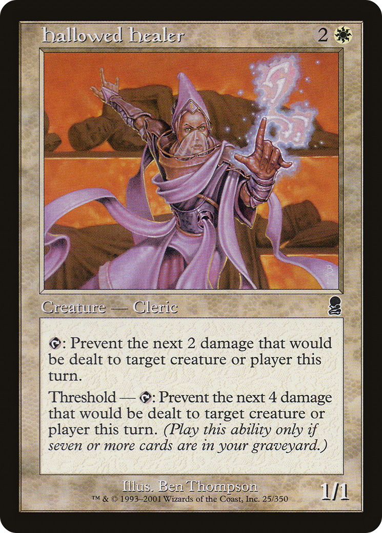 Hallowed Healer (ODY-025) [Odyssey]