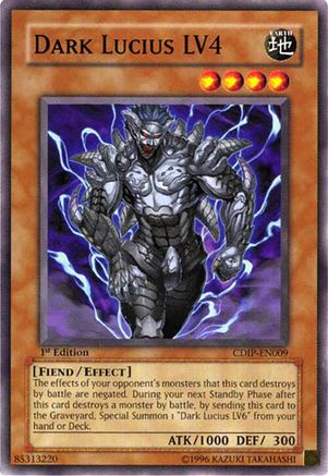 Dark Lucius LV4 (Common) (CDIP-EN009) - Cyberdark Impact Unlimited