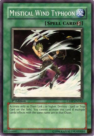 Mystical Wind Typhoon (Common) (CDIP-EN045) - Cyberdark Impact 1st Edition