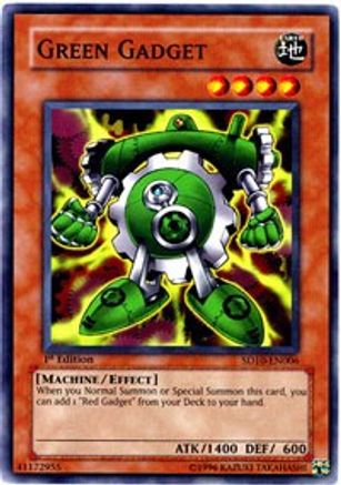 Green Gadget (Common) (SD10-EN006) - Structure Deck: Machine Re-Volt Unlimited
