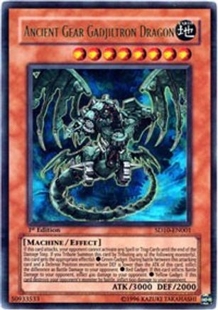 Ancient Gear Gadjiltron Dragon (Ultra Rare) (SD10-EN001) - Structure Deck: Machine Re-Volt Unlimited