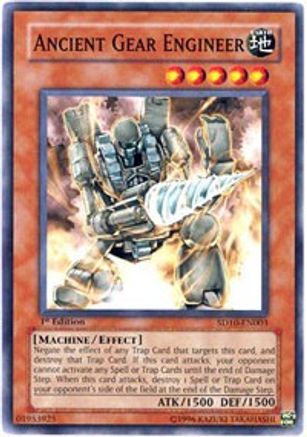 Ancient Gear Engineer (Common) (SD10-EN003) - Structure Deck: Machine Re-Volt Unlimited