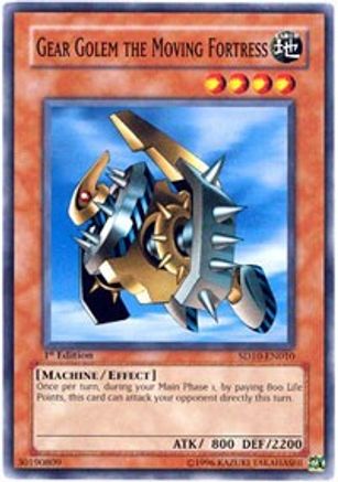 Gear Golem the Moving Fortress (Common) (SD10-EN010) - Structure Deck: Machine Re-Volt 1st Edition