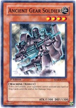 Ancient Gear Soldier (Common) (SD10-EN014) - Structure Deck: Machine Re-Volt 1st Edition